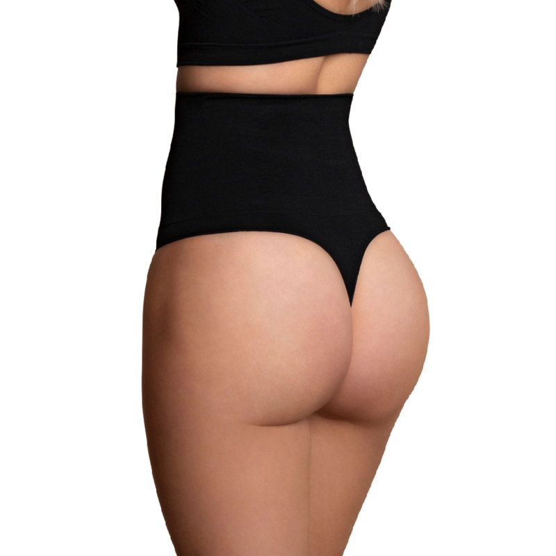 Bye-Bra - Seamless Thong Style Bra Black Size S