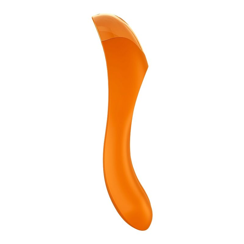 Satisfyer - Vibromasseur à doigt canne en bonbon orange