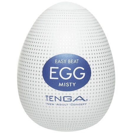 Masturbatore uovo elastomero anallergico scanalature punti e camere d'aria per climax intenso Tenga