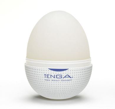 Masturbatore uovo elastomero anallergico scanalature punti e camere d'aria per climax intenso Tenga