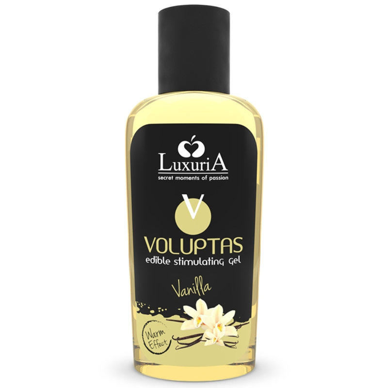 Intimateline Luxuria - Voluptas Gel de Massage Alimentaire Effet Réchauffant - Vanille 100 Ml
