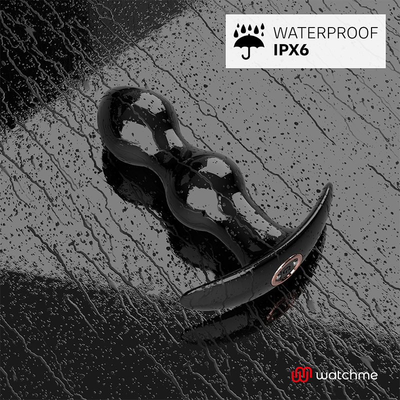 Vibratore anale con telecomando ad orologio watchme 7 modalità di vibrazione e silicone medico Tiberio Anbiguo