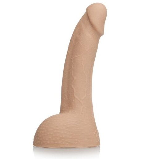 Replica pene realistico Brent Corrigan in silicone medico flessibile 22 cm con cartolina firmata Fleshjack