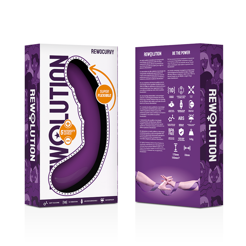 Rewolution - Rewocurvy Rechargeable Flexible Vibrator