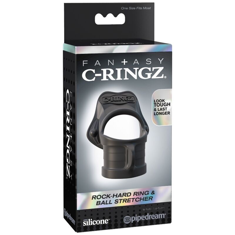 Anello fallico in silicone prolungamento erezione lunga durata comfort ball stretcher performance Fantasy C-Ringz