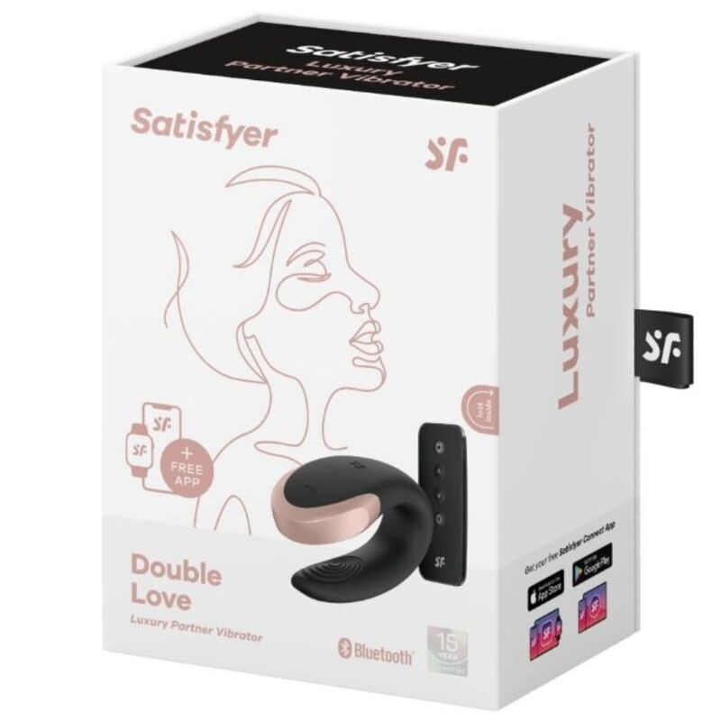 Satisfyer - Vibratore Double Love Partner Di Lusso Nero