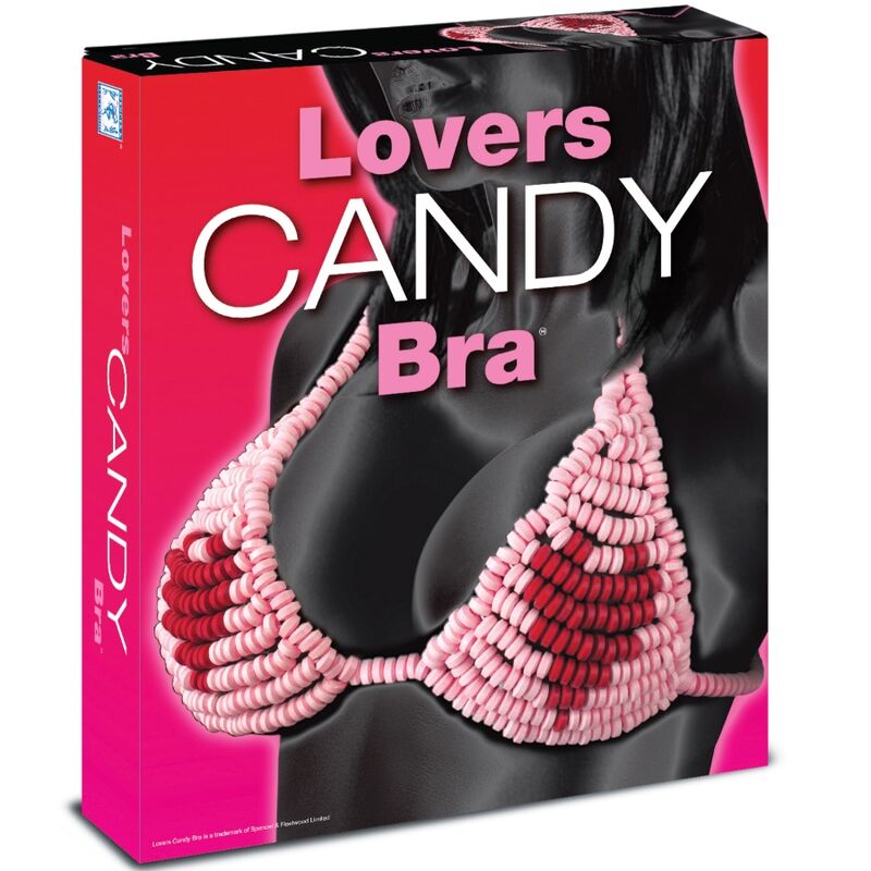 Reggiseno commestibile Candy Bra con sapore Tutti Frutti flessibile per tutte le taglie lingerie sexy Spencer & Fleetwood