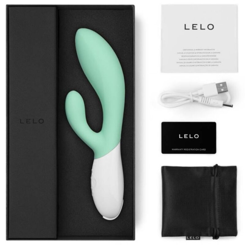 Lelo - Ina 3 Vibratore Coniglio Verde Alghe Di Lusso