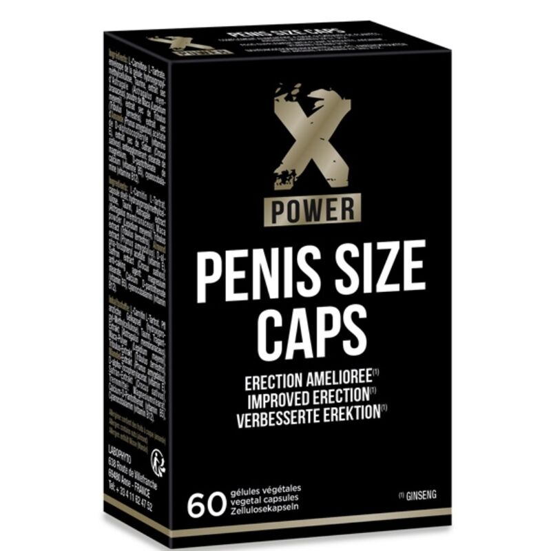Integratore alimentare naturale per migliorare erezione e aumento dimensioni pene 60 capsule XPOWER