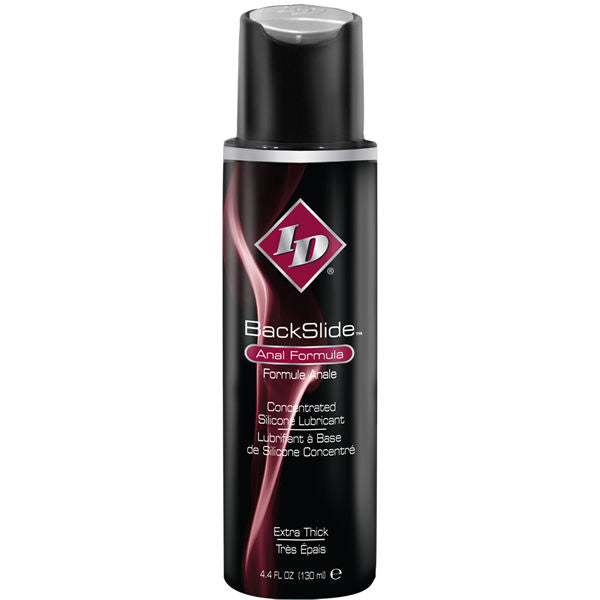 Lubrificante anale silicone concentrato 130 ml consistenza spessa prestazioni durature estratto rilassante ID BACK SLIDE