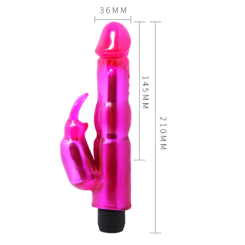 Vibratore rabbit in gel con doppio motore stimolazione vagina e clitoride velocità regolabile Vibrators