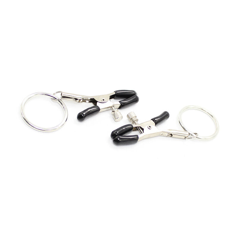 Nipple Clamps Pliers Metal Clamp Shape With Pressure Adjustment Screw And O-Ring Ohmama
