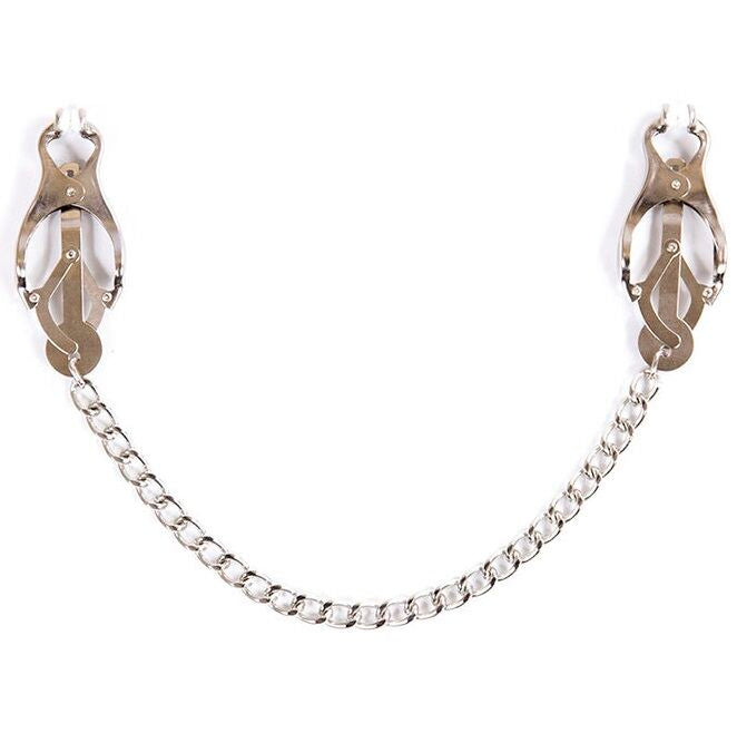 Pinze morsetti per capezzoli giapponesi in metallo con catenella gold chain ohmama