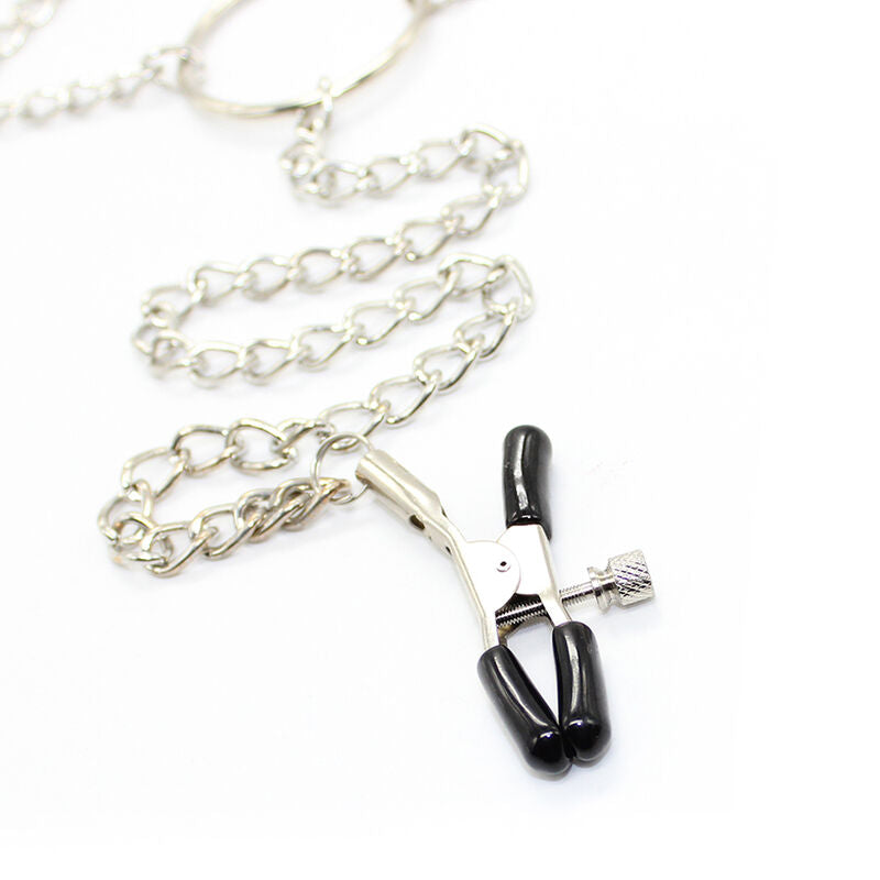 Pinze Morsetti Per Capezzoli E Pene O Vagina Forma A Pinza In Metallo Con Vite Per Regolazione Pressione 3In1 Ohmama