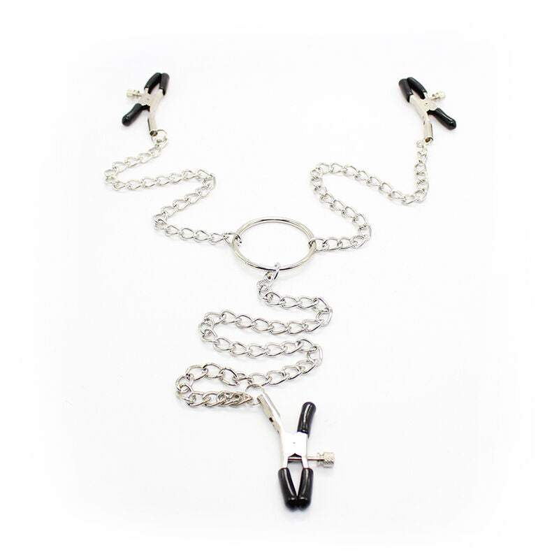 Pinze Morsetti Per Capezzoli E Pene O Vagina Forma A Pinza In Metallo Con Vite Per Regolazione Pressione 3In1 Ohmama