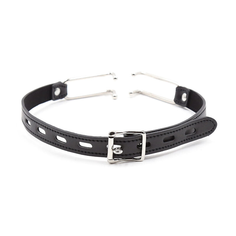 Bavaglio morso fetish regolabile con ganci metallici in acciaio inossidabile senza ftalati per bondage ohmama fetish