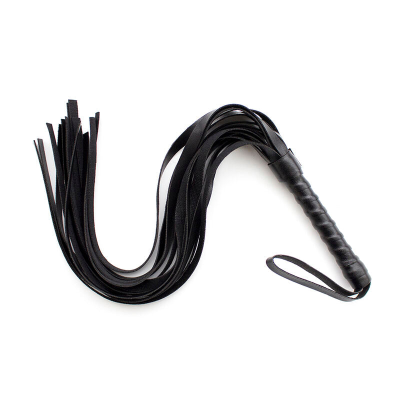 Frustino fetish pelle con manico intrecciato 45 cm ideale per principianti ed esperti materiali alta qualità ohmama fetish