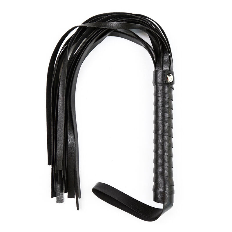 Frustino corta in pelle sintetica con manico testurizzato 450 cm accessori fetish per principianti e esperti OHMAMA FETISH