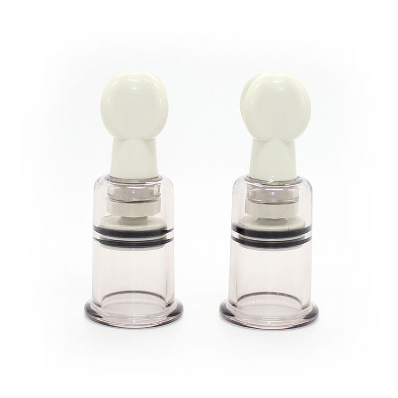 Ventose per capezzoli con aspirazione a vuoto vacuum trazione regolabile misura s ventose senza ftalati abs lunghezza 2 cm ohmama fetish