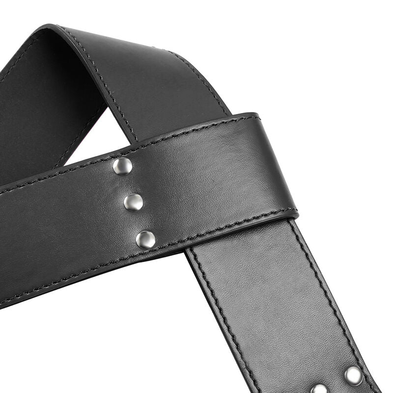 Menottes en cuir avec crochets de suspension pour poignets et chevilles Bondage Fetish Ohmama