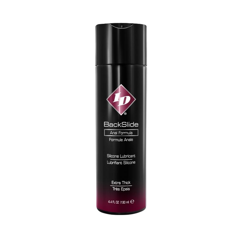 Lubrificante anale silicone concentrato 130 ml consistenza spessa prestazioni durature estratto rilassante ID BACK SLIDE
