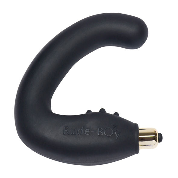 massaggiatore prostata maschile vibratore 7 velocità impermeabile silicone sicuro medico nero rocks-off