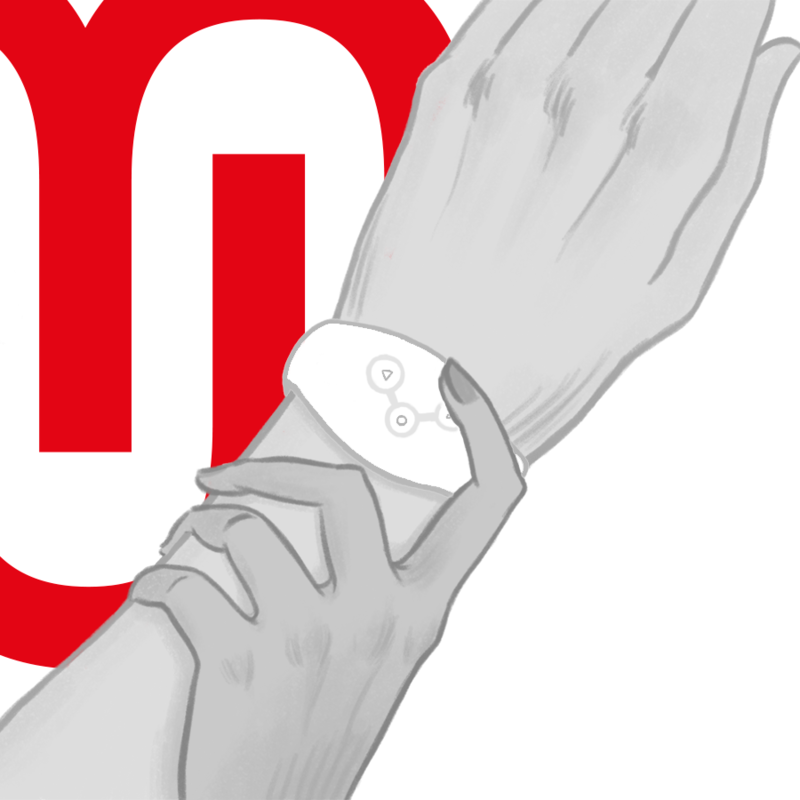 Watchme - White Wireless Technology Watch