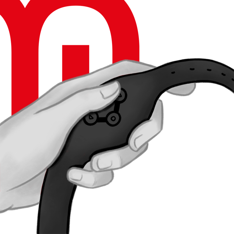 Watchme - Jet Black Wireless Technology Watch