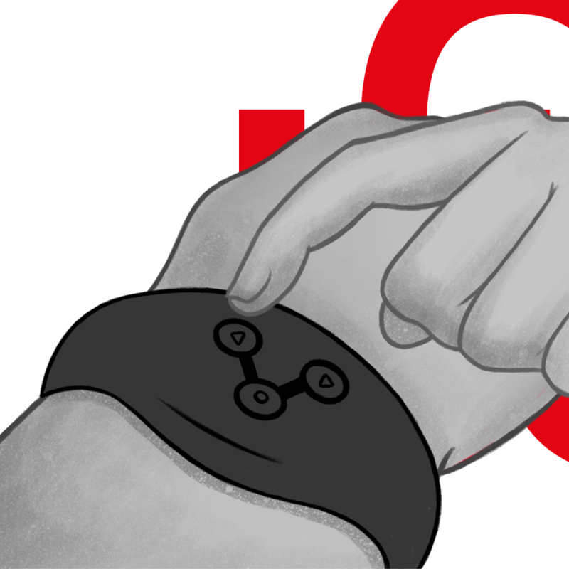 Watchme - Jet Black Wireless Technology Watch