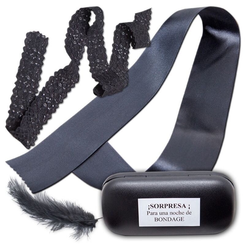 Cofanetto bondage con sorpresa contenuto tentazione bdsm fetish