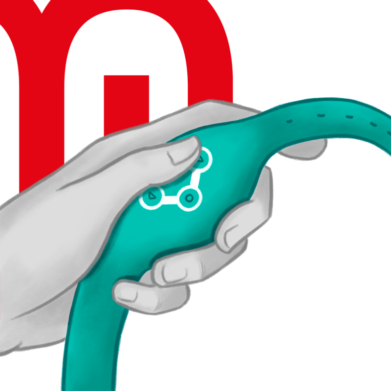 Watchme - Aquamarine Wireless Technology Watch