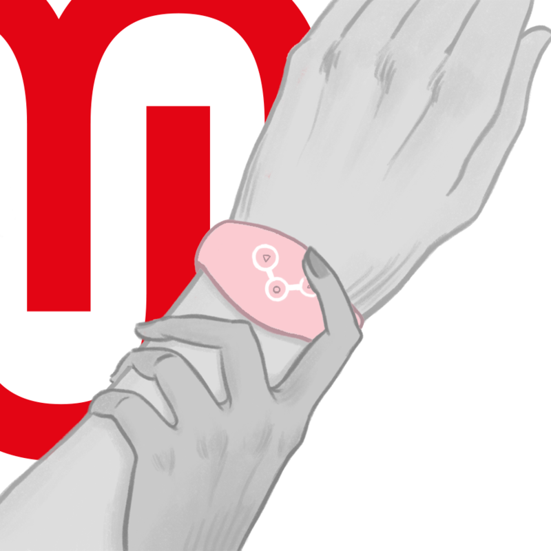 Watchme - Pink Tenor Wireless Technology Watch