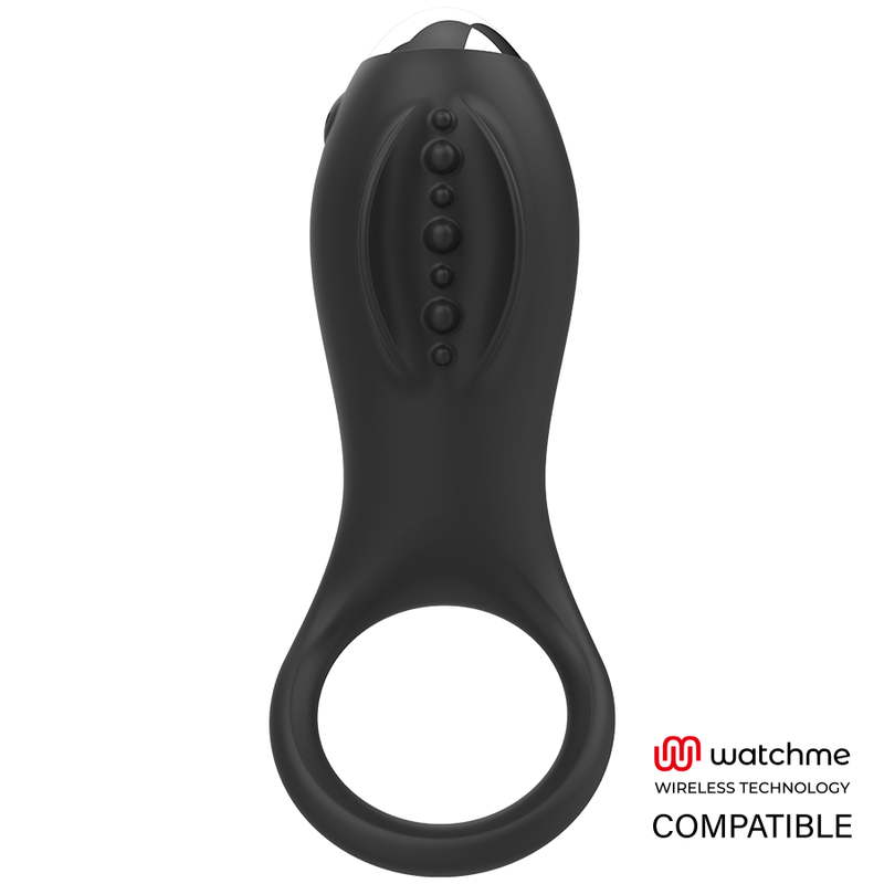 Anello fallico vibrante in silicone per coppia con tecnologia wireless Watchme stimolatore clitorideo Brilly Glam