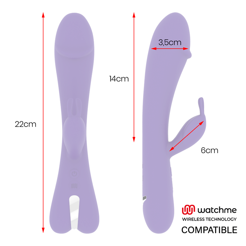 Vibratore stimolatore rabbit per stimolazione clitoride e vagina con controllo da remoto ricaricabile USB MR. BOSS