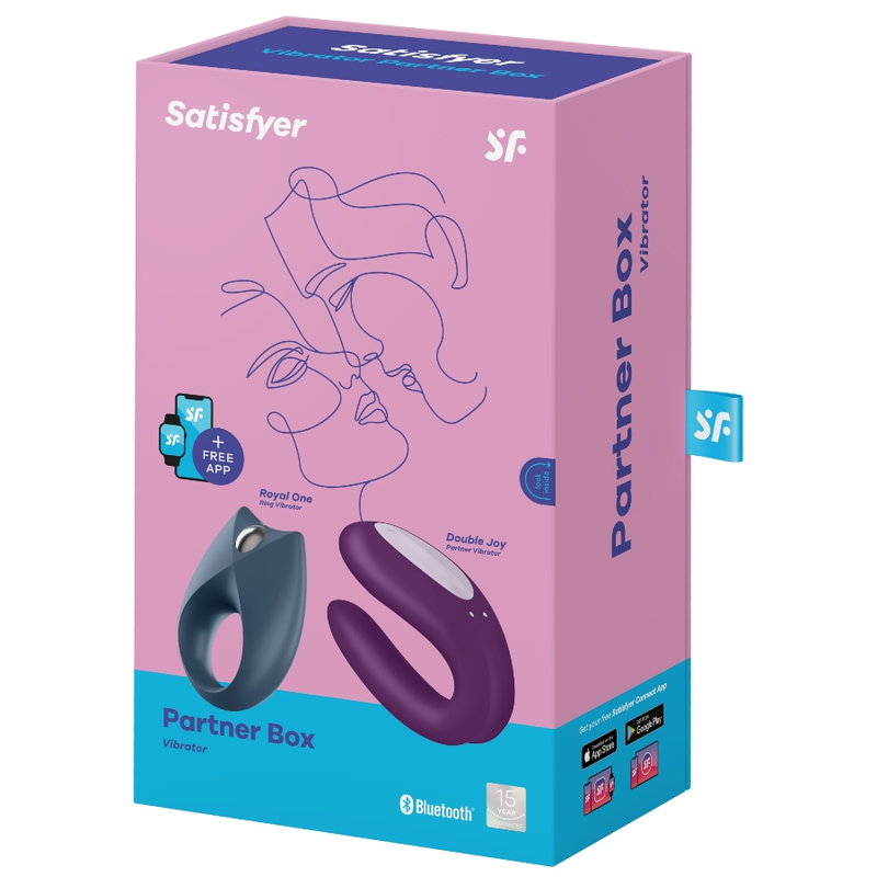 Vibratore + anello fallico gioco di coppia 2in1  controllo da remoto con app Satisfyer Connect