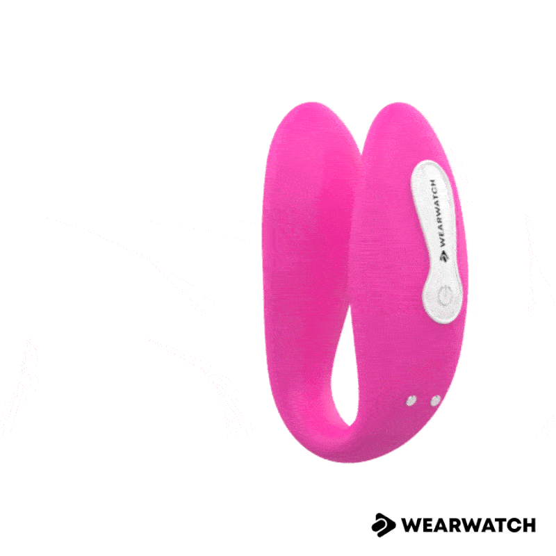 Wearwatch - Watchme Vibratore A Doppia Tecnologia Fucsia / Neve