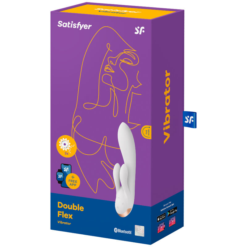 Vibratore doppio ricaricabile impermeabile silicone app compatibile stimolazione clitoride punto G Satisfyer Connect
