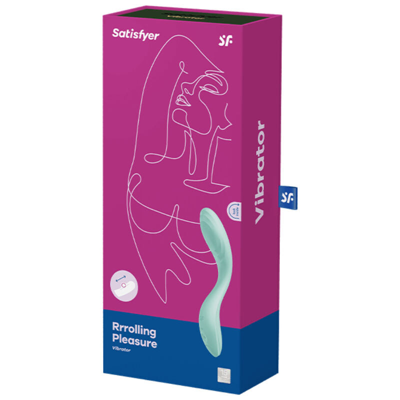 Vibratore punto g con sfera mobile multifunzione impermeabile silicone ipoallergenico satisfyer vibrator