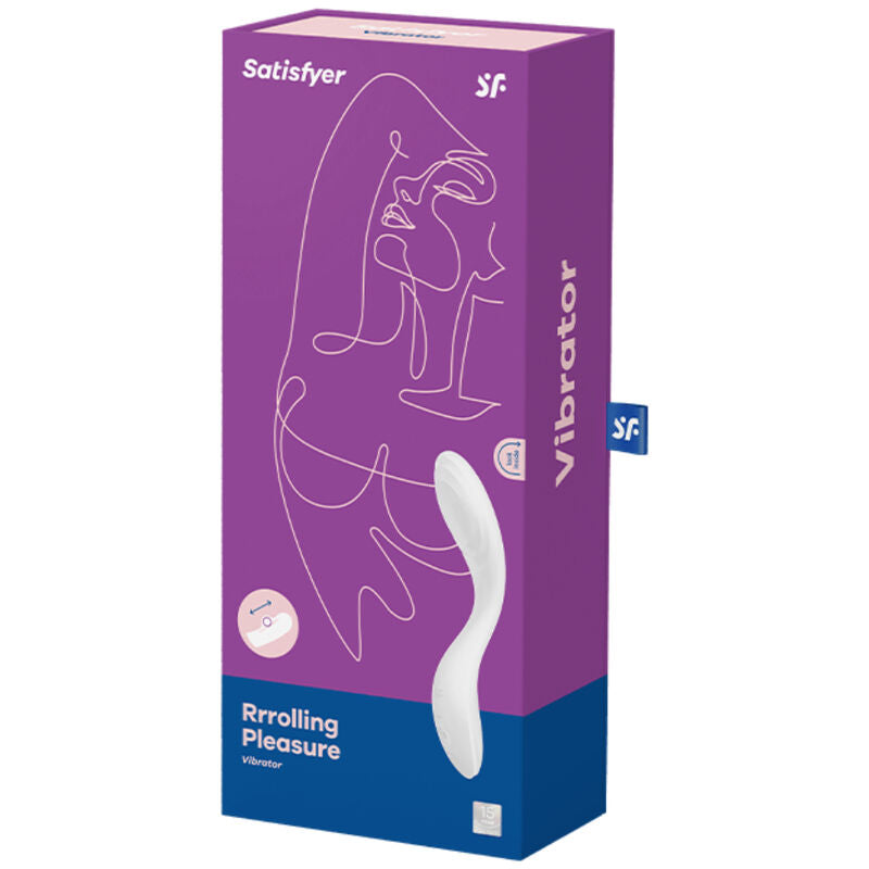 Vibratore punto g con sfera mobile multifunzione impermeabile silicone ipoallergenico satisfyer vibrator