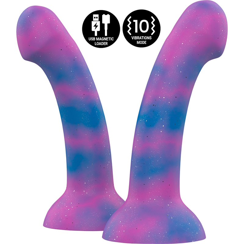 Dildo vibrante galaxy 18cm tecnologia wireless Watchme stimolazione punto G silicone medico Mythology Fantasy