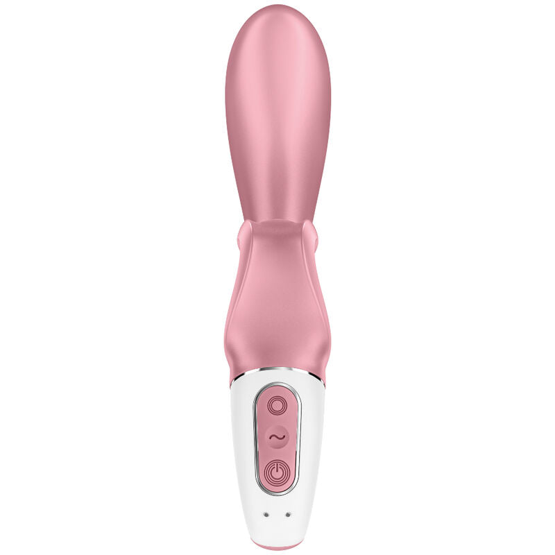 Vibratore hug me rabbit rosa stimolazione punto g clitoride controllo mezzo app bluetooth satisyfer connect