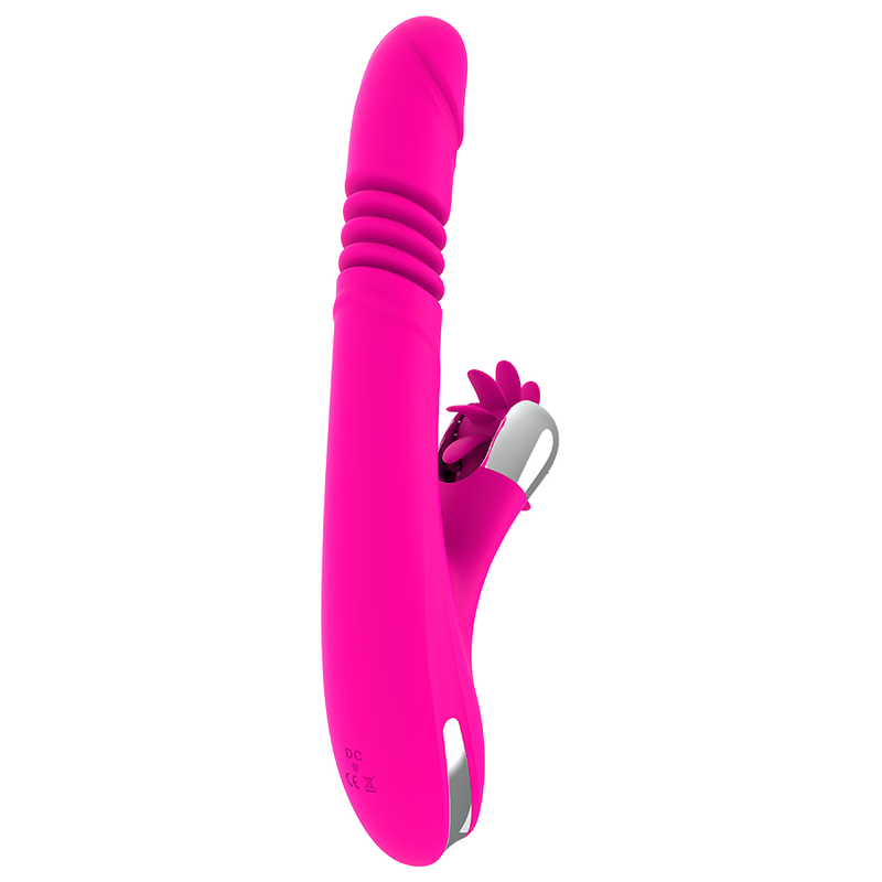 Vibratore rotante e vibrante con 7 modalità su e giù 24 cm silicone super morbido USB ricaricabile Diversia