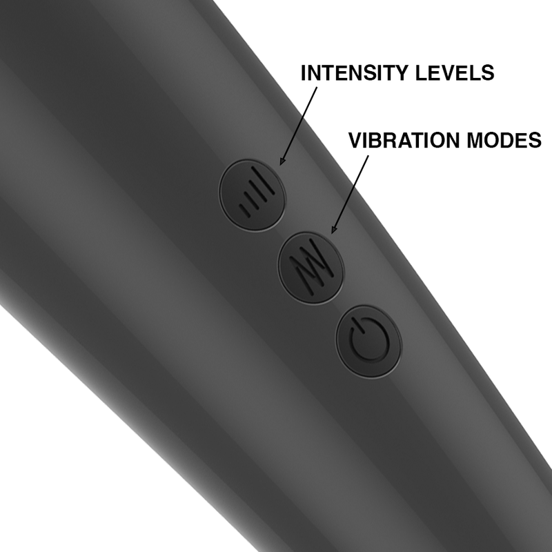 Vibratore massaggiatore wand per corpo e parti intime super potente ricaricabile con 8 intensità e 20 vibrazioni Naomi Wand