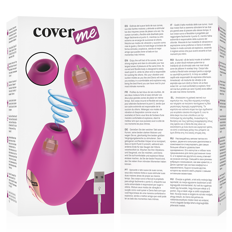 Coverme - Aspiration clitoridienne et puissant vibrateur G-Spot Rush
