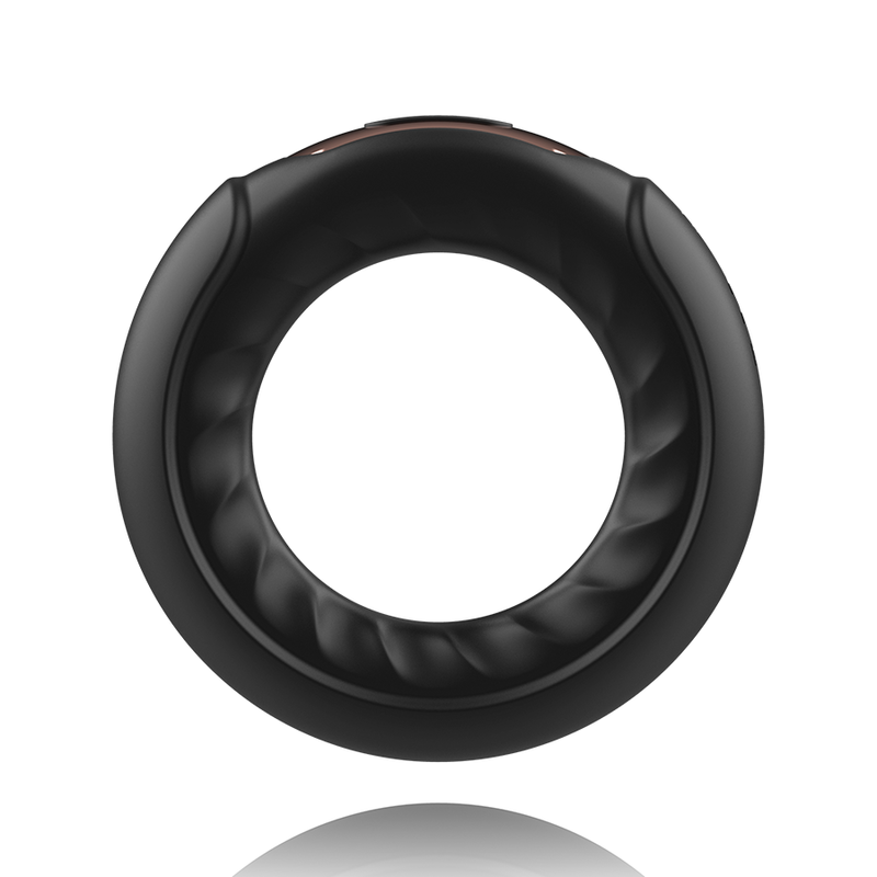 Anello fallico vibrante con 7 modalità stimolazione pene e testicoli compatibile tecnologia wireless Adriano Anbiguo