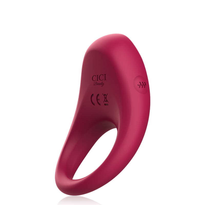 Anello fallico vibrante in silicone medico con 7 modalità di vibrazione USB ricaricabile impermeabile CICI BEAUTY