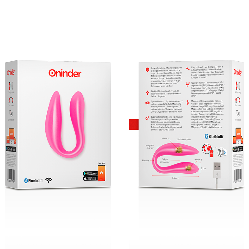 Oninder - Stimulateur Clitoral GE Point Lisboa Noir - Application Gratuite 