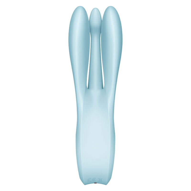 Satisfyer - Vibromasseur bleu trio 1