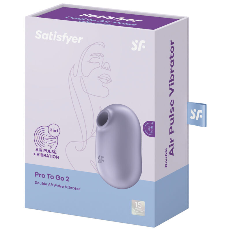 Succhia clitoride stimolatore e vibratore impermeabile compatto in silicone con onde e vibrazioni batteria ricaricabile satisfyer air pulse