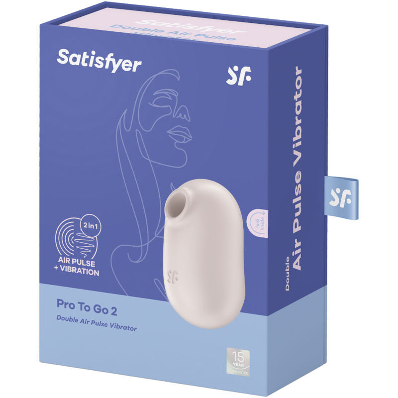 Succhia clitoride stimolatore e vibratore impermeabile compatto in silicone con onde e vibrazioni batteria ricaricabile satisfyer air pulse